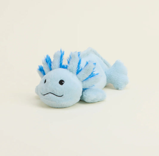 Blue Axolotl Warmies Junior