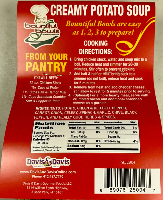 Creamy Potato Soup Mix