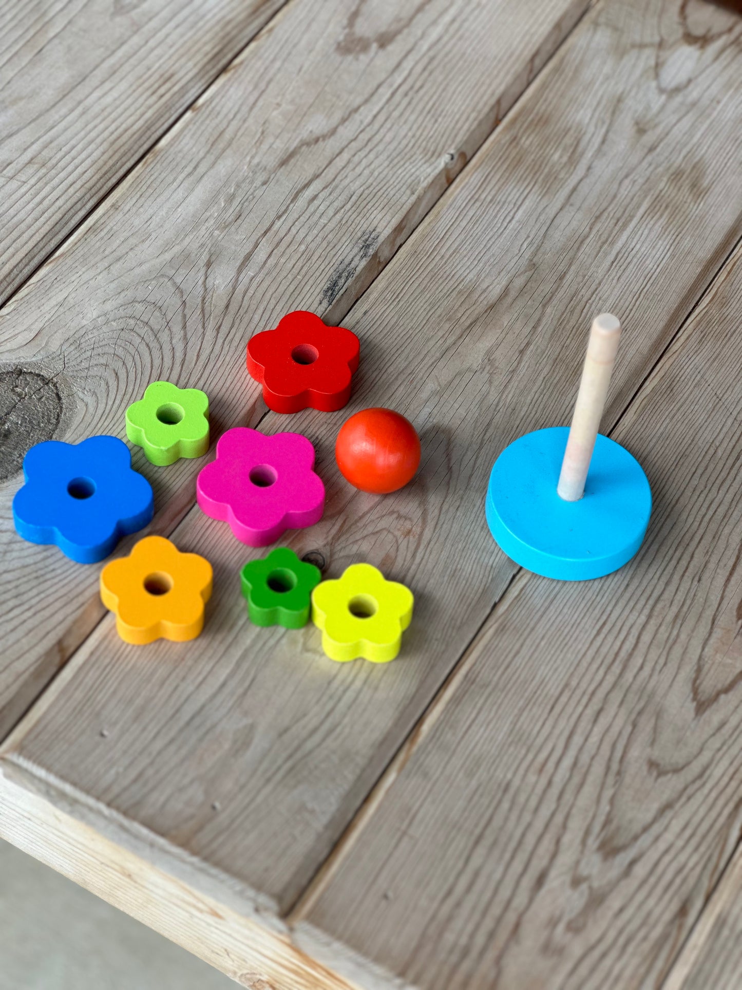 Bright Wood Stacker