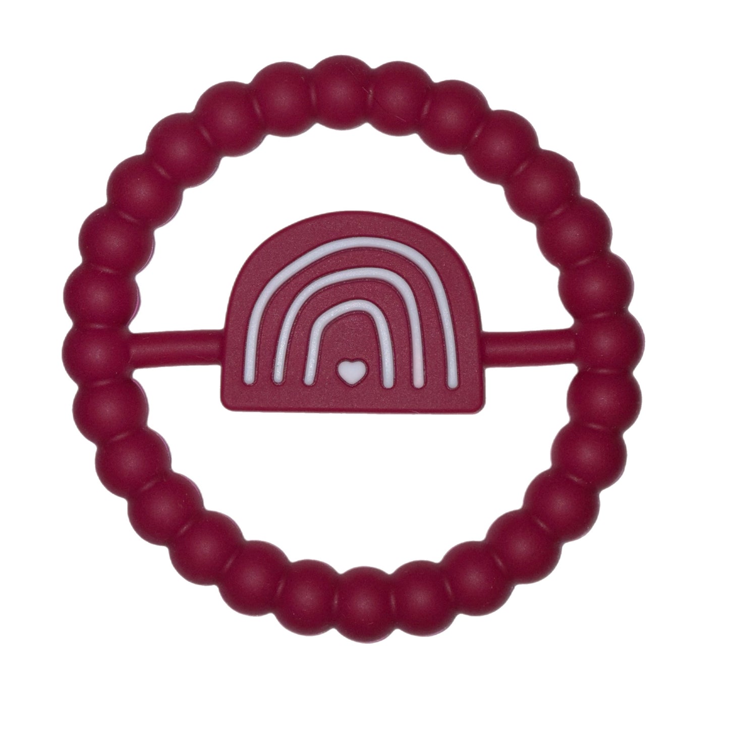Rainbow Ring Teether: Cranberry ⋒