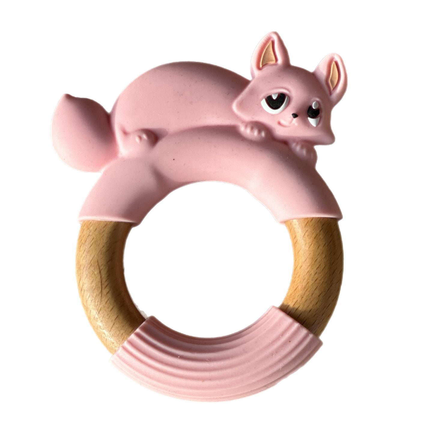 Pink Raccoon Teether
