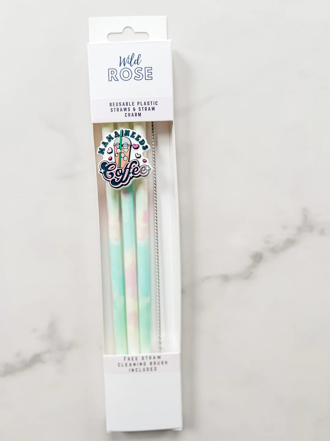 Mama Needs Coffee Straw Set