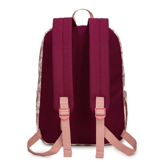 Bucking Cowgirl Print Backpack -2Pcs Set - Pink