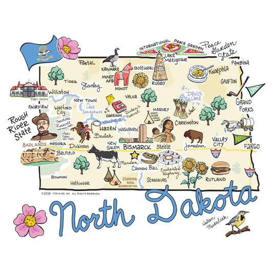 North Dakota (22oz) Insulated Tumbler