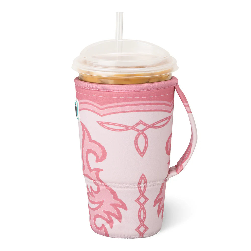 Boot Scootin' Pink Iced Cup Coolie