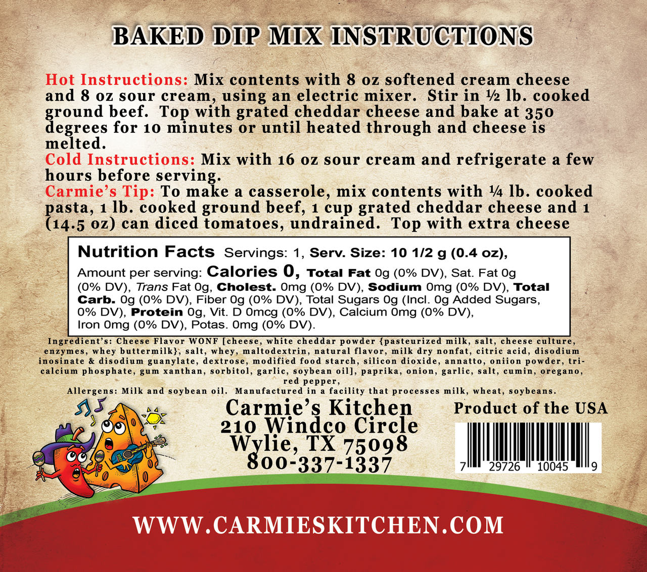 Baked Chili Cheese Dip
