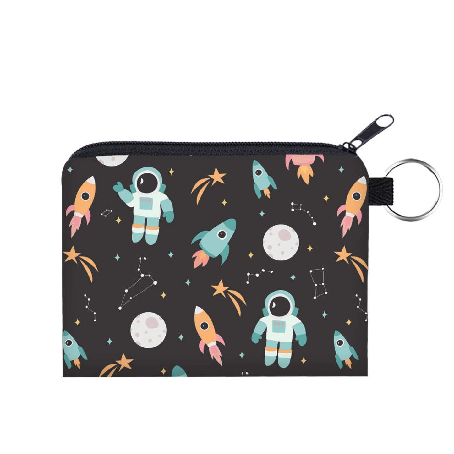 Space Planet Astronaut Coin Pouch