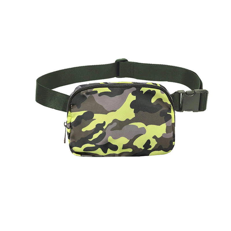Green Camo Belt Bag