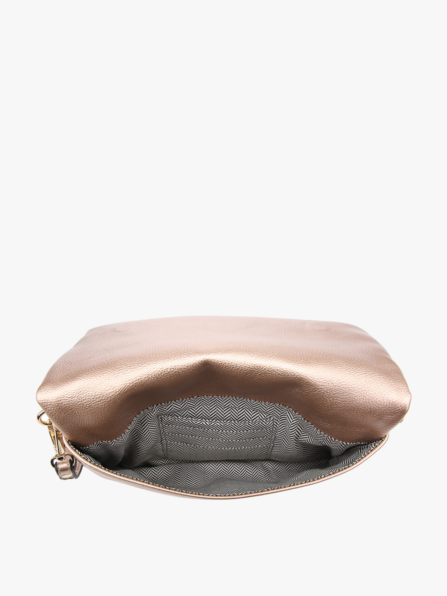 Austin Flapover Tassel Crossbody/Clutch - Pewter