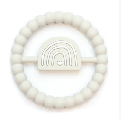 Rainbow Ring Teether: Milk ⋒