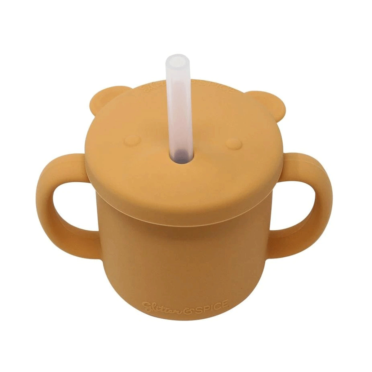 Grow With Me Silicone Bear Cup - Camel
