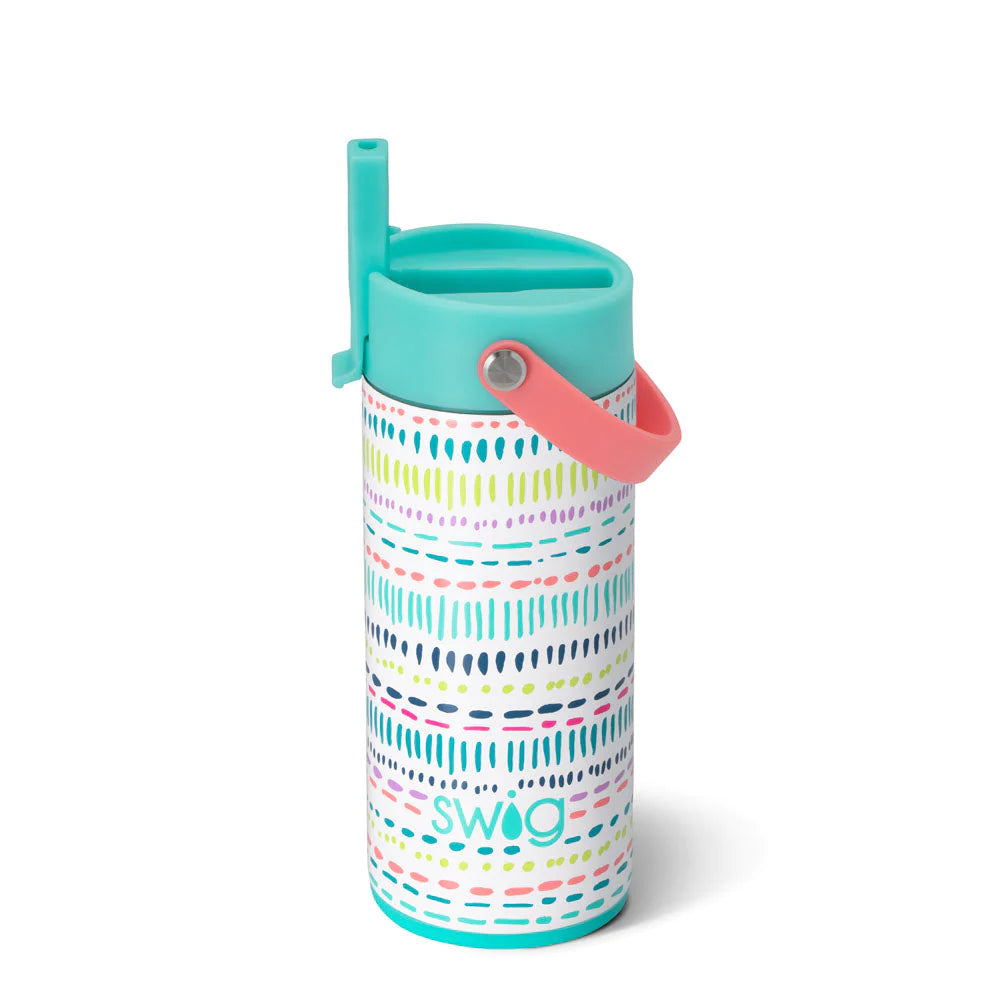 Dipsy Dots Flip + Sip Slim Tumbler (12oz) Insulated