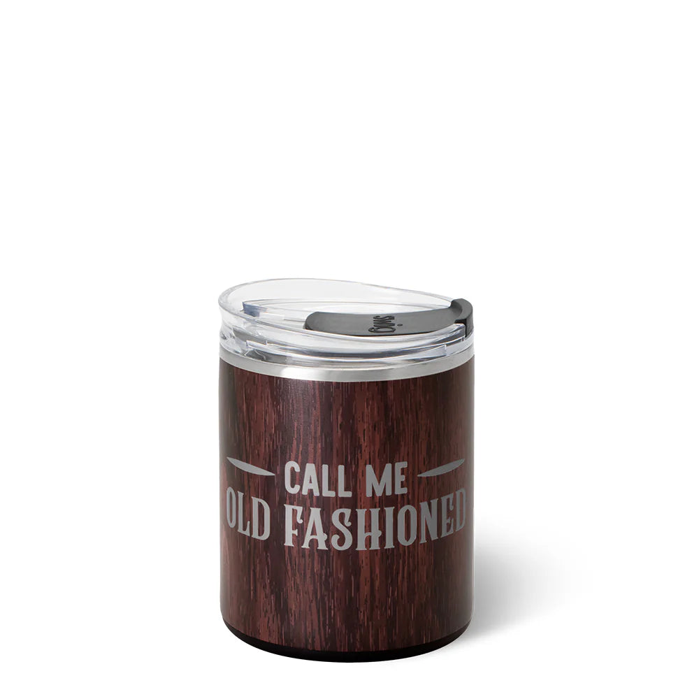 Call Me Old Fashioned BOURBON BARREL Lowball Tumbler (12oz) Insulated