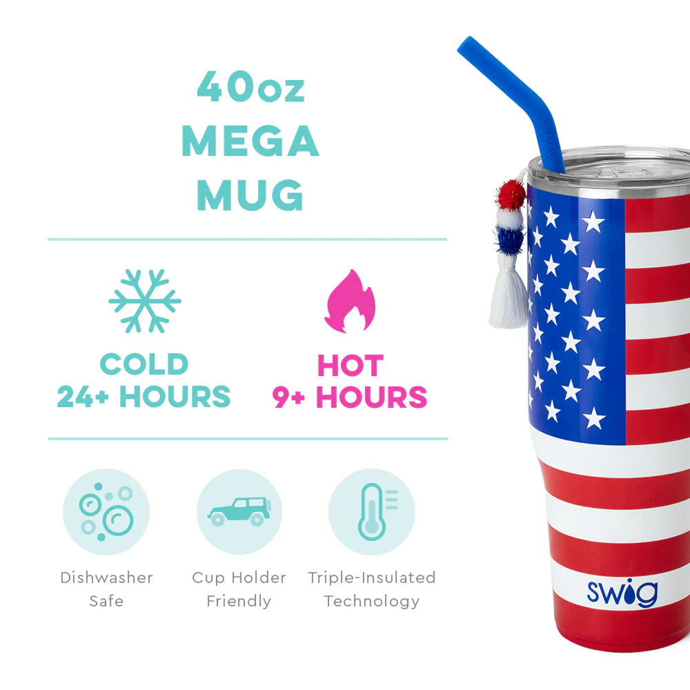 All American Mega Mug (40oz) Insulated