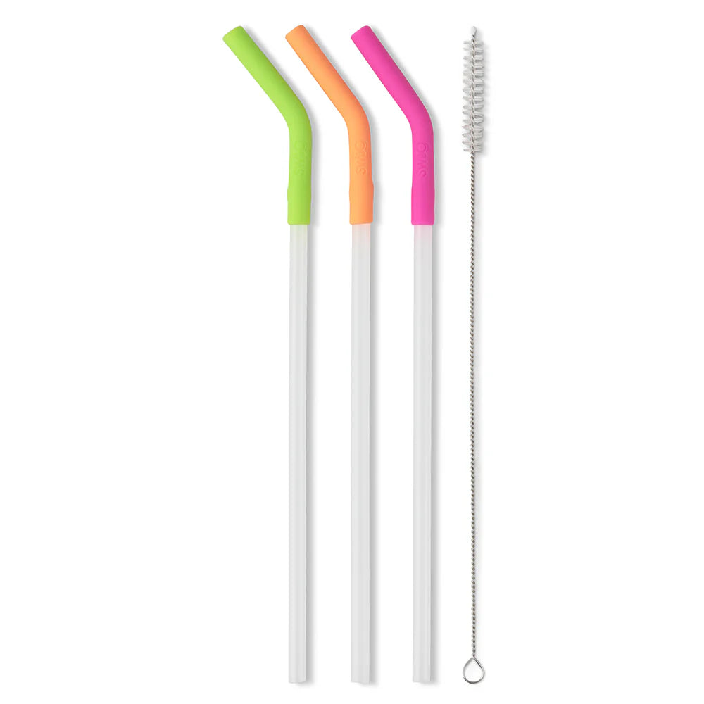 Neon Lime/Orange/Berry Straw Set (Mega Mugs)