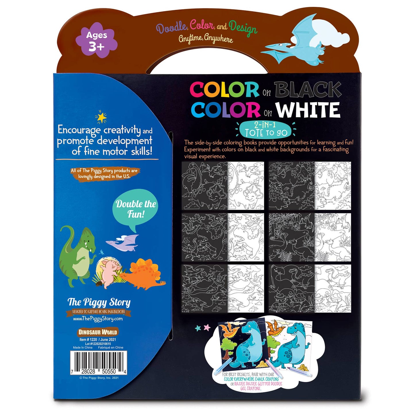 Dinosaur World Coloring Gift Set