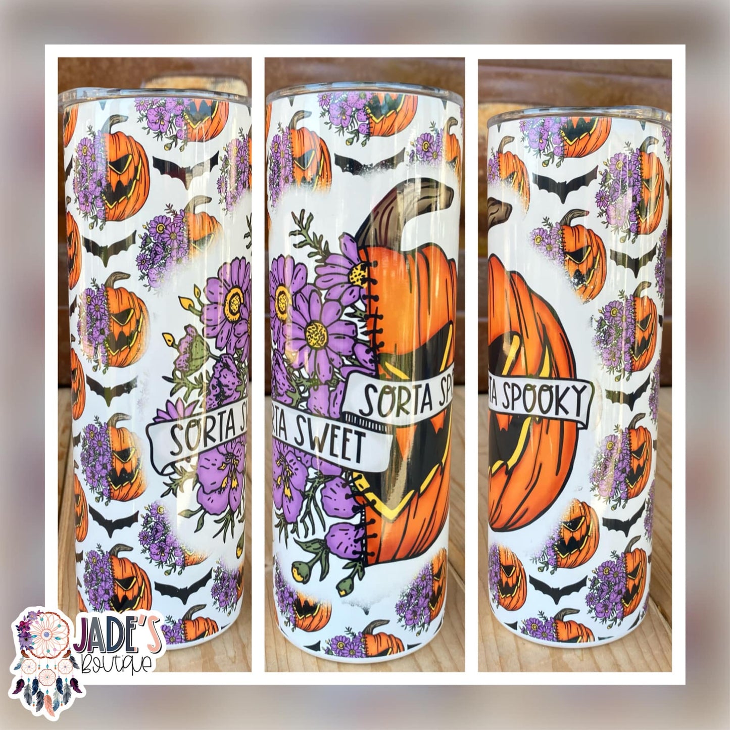 Sorta Sweet/Sorta Spooky 20oz Insulated Skinny Tumbler