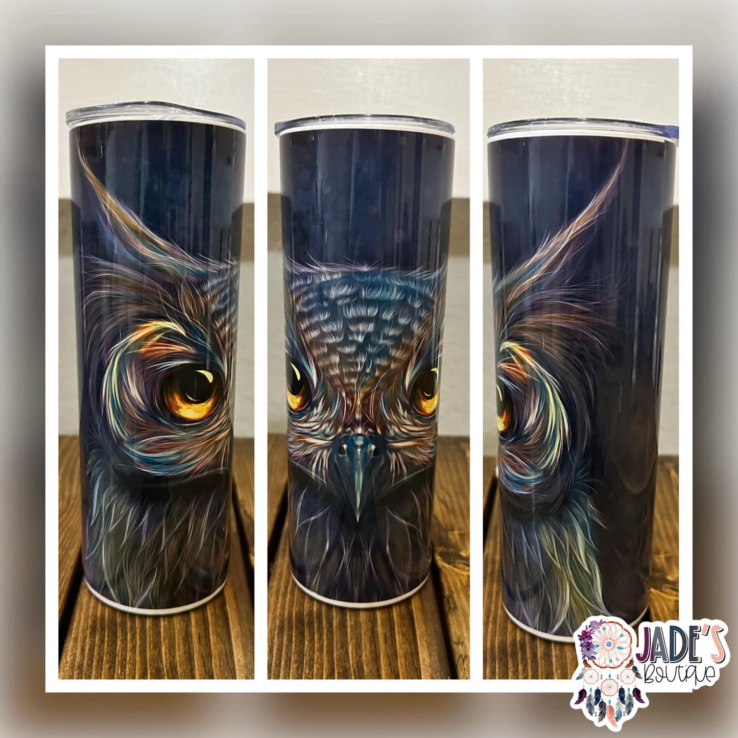Midnight Owl 20oz Insulated Skinny Tumbler