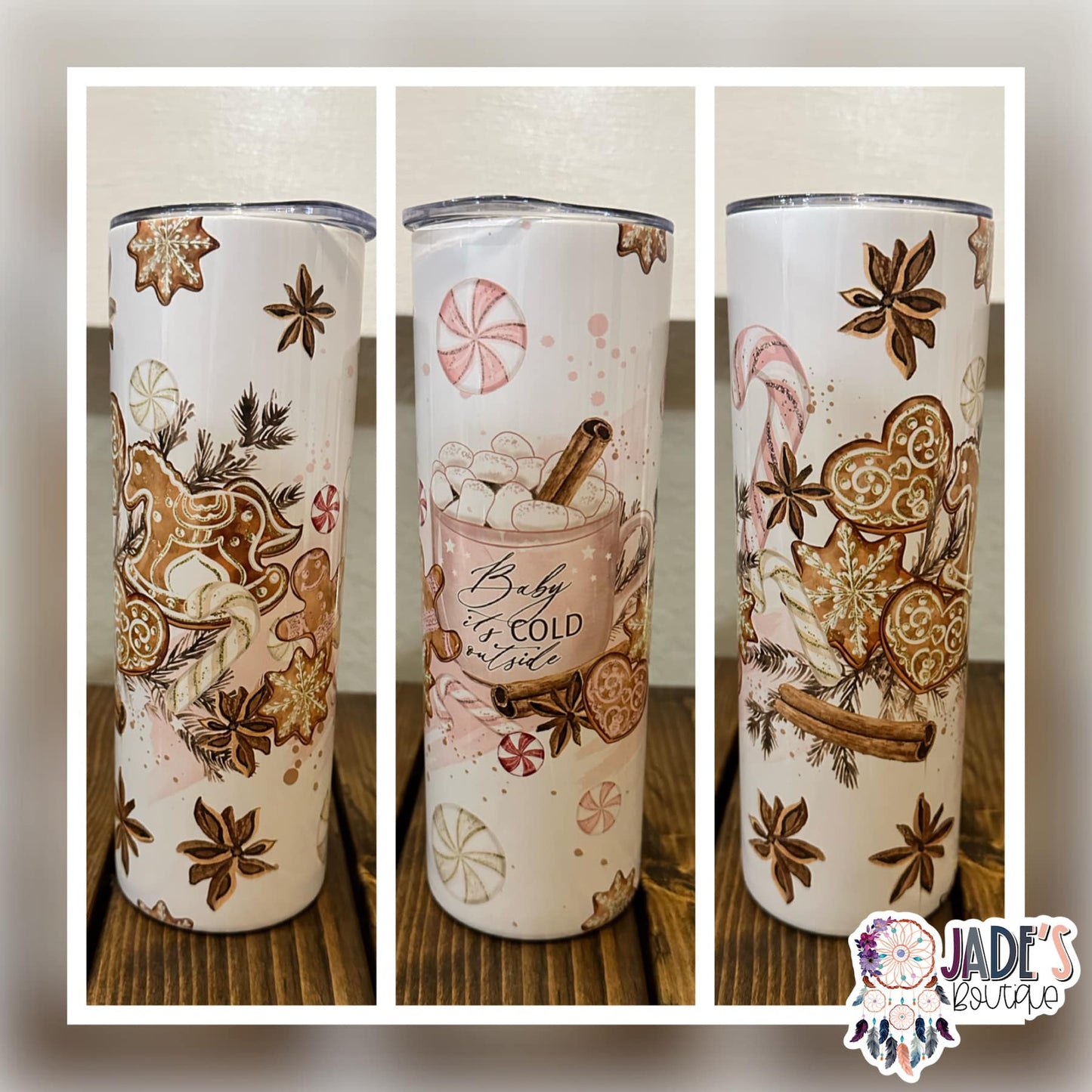 Baby it's cold outside 20oz Insulated Skinny Tumbler