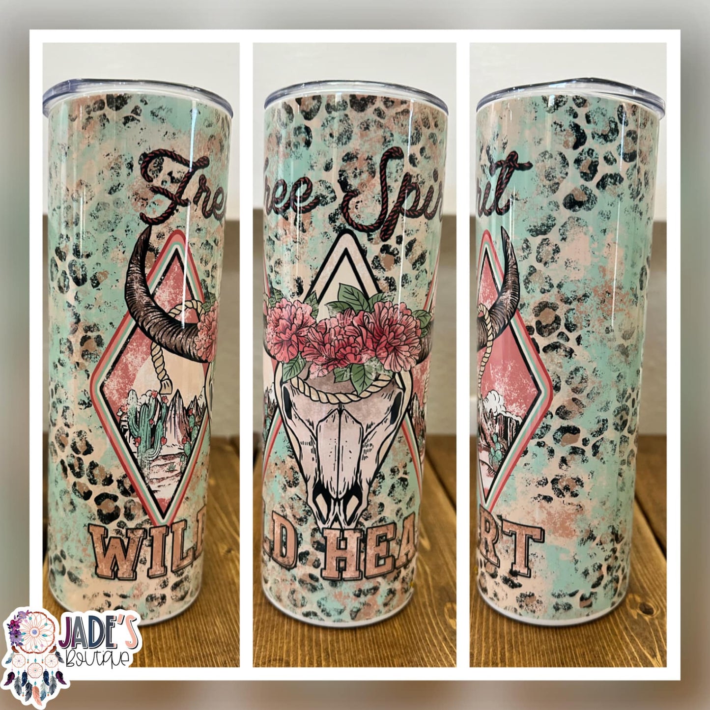 Free Spirit 20oz Insulated Skinny Tumbler