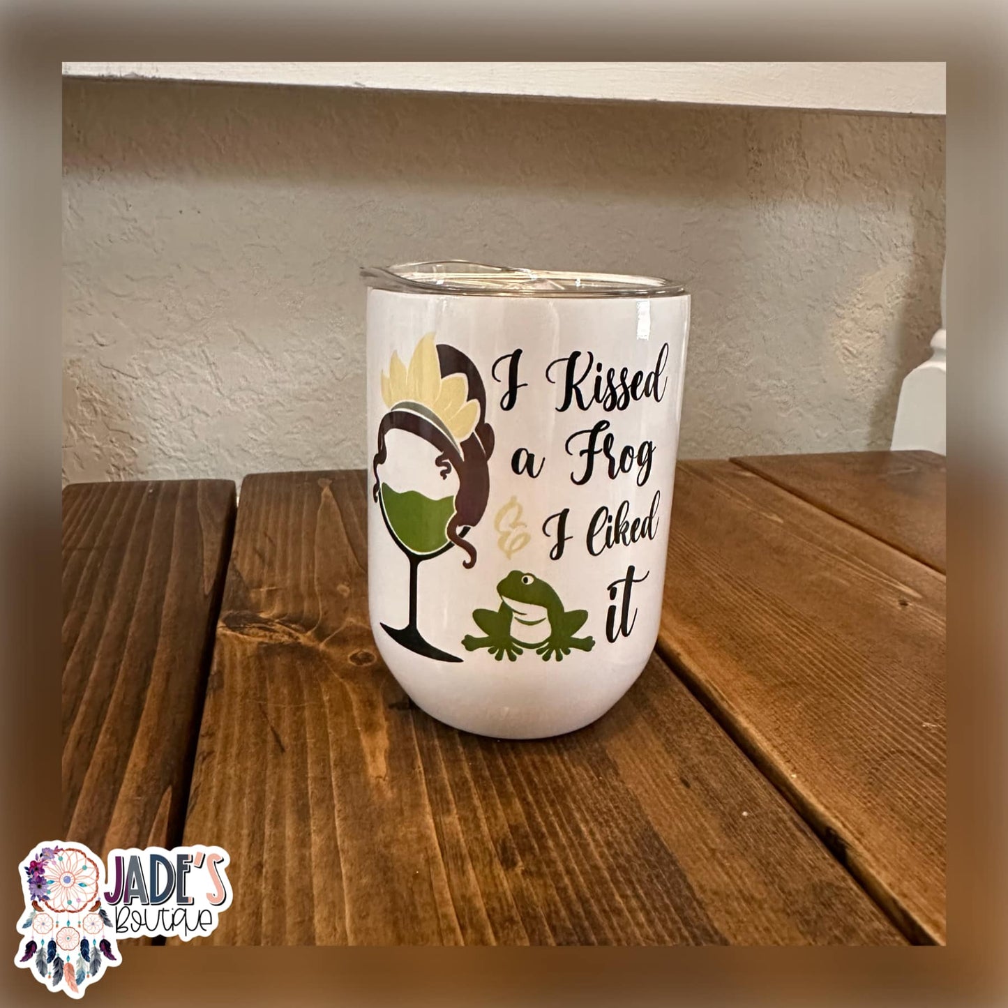 Princess T 12oz Insulated Wine Tumbler