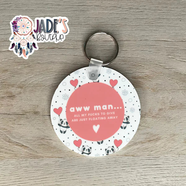 Mature Keychain - aww man