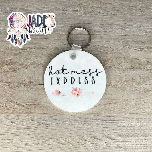 Mature Keychain - Hot Mess Express