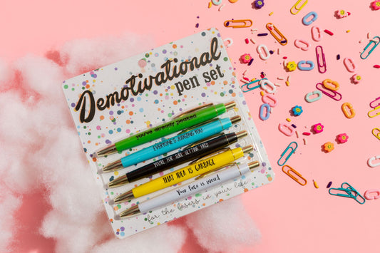 Demotivational Pen Set (funny)