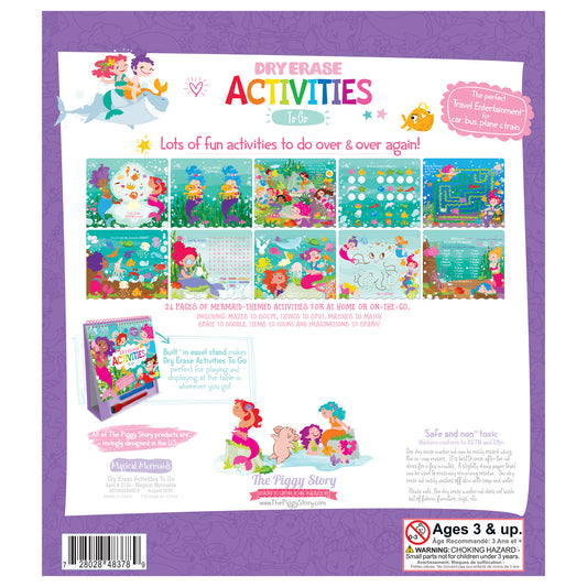 Dry Erase Activities To Go- Magical Mermaids
