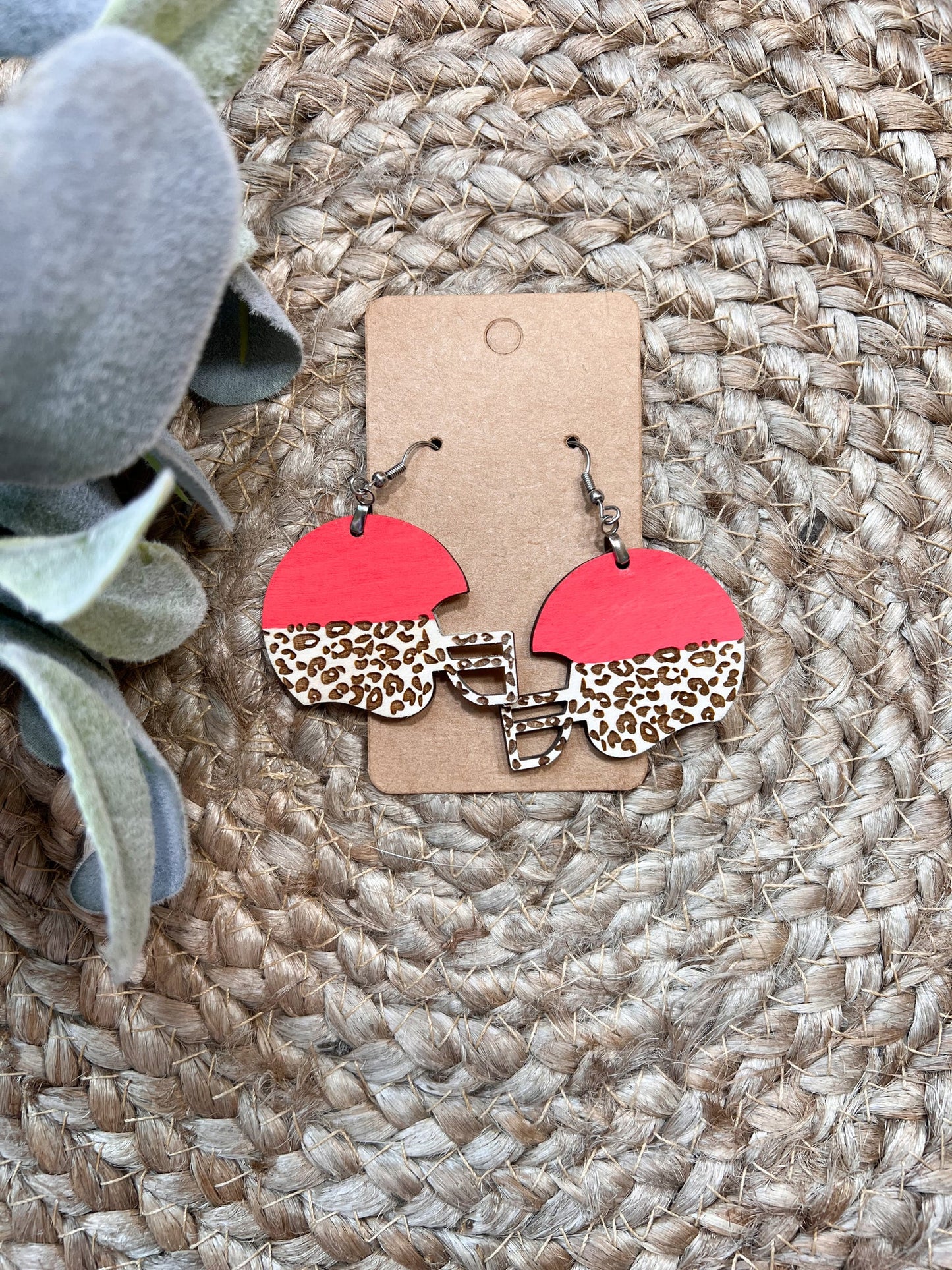 Football Helmet Earrings