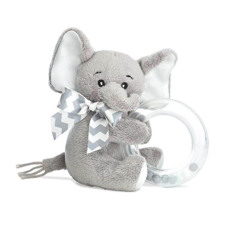 Lil' Spout Gray Elephant Shaker Rattle
