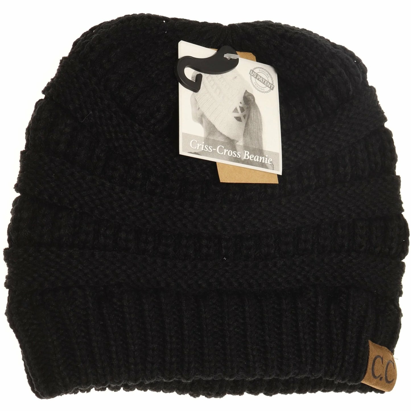 C.C Criss-Cross Knit Beanie CCB1