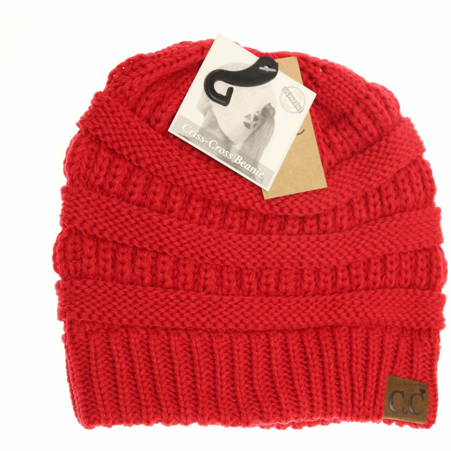 C.C Criss-Cross Knit Beanie CCB1