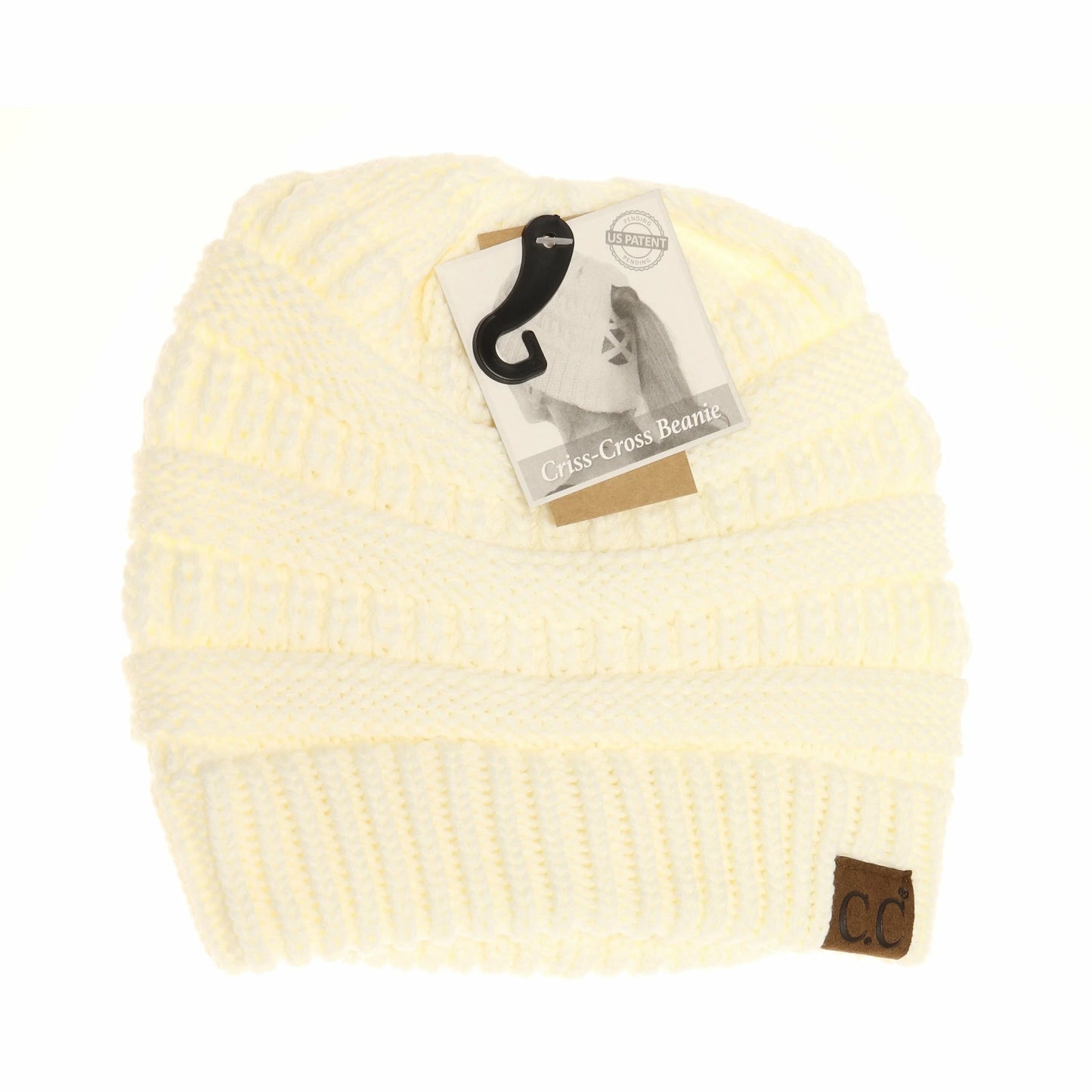 C.C Criss-Cross Knit Beanie CCB1