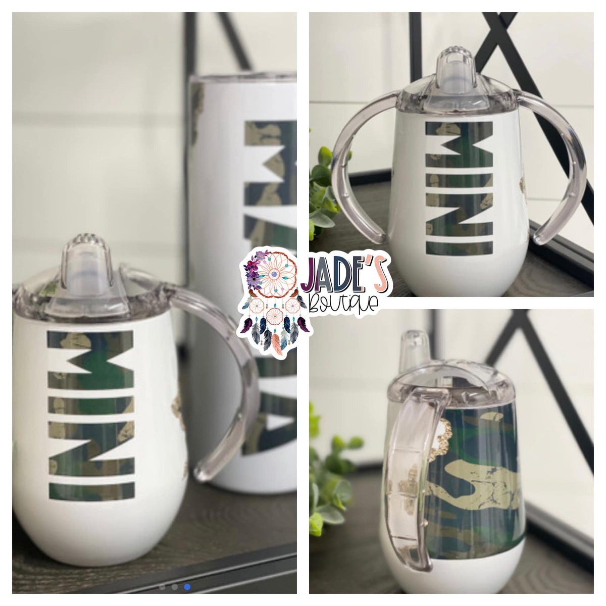 Camo10oz Insulated Sippy Tumbler