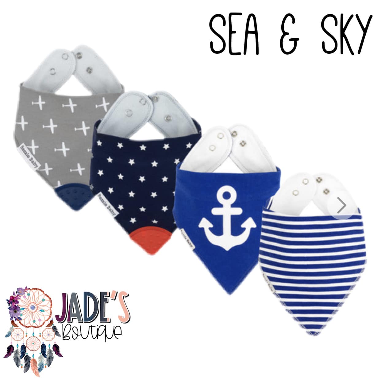 Bandana Bib 4-Pack