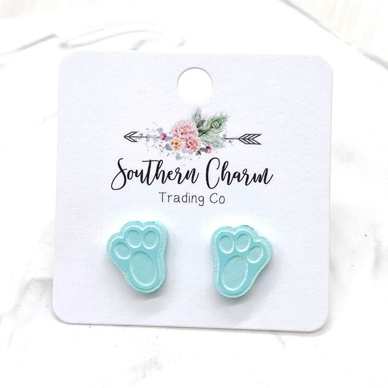 Pastel Bunny Paws Earrings