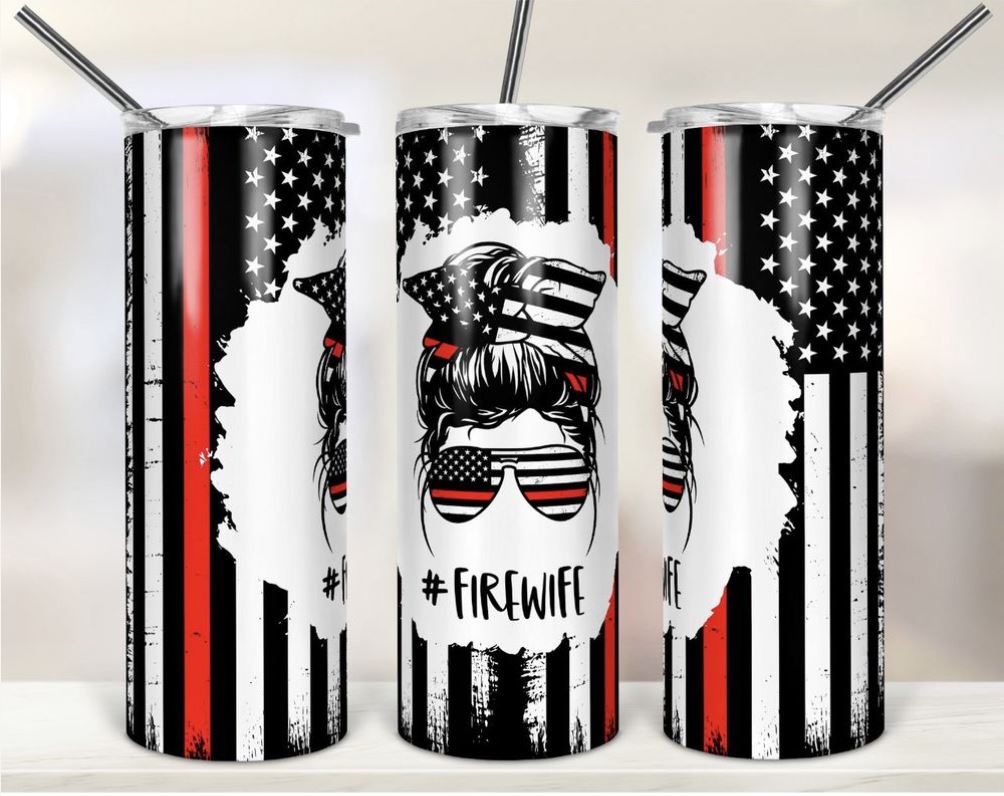 #Firewife 30oz Insulated Skinny Tumbler