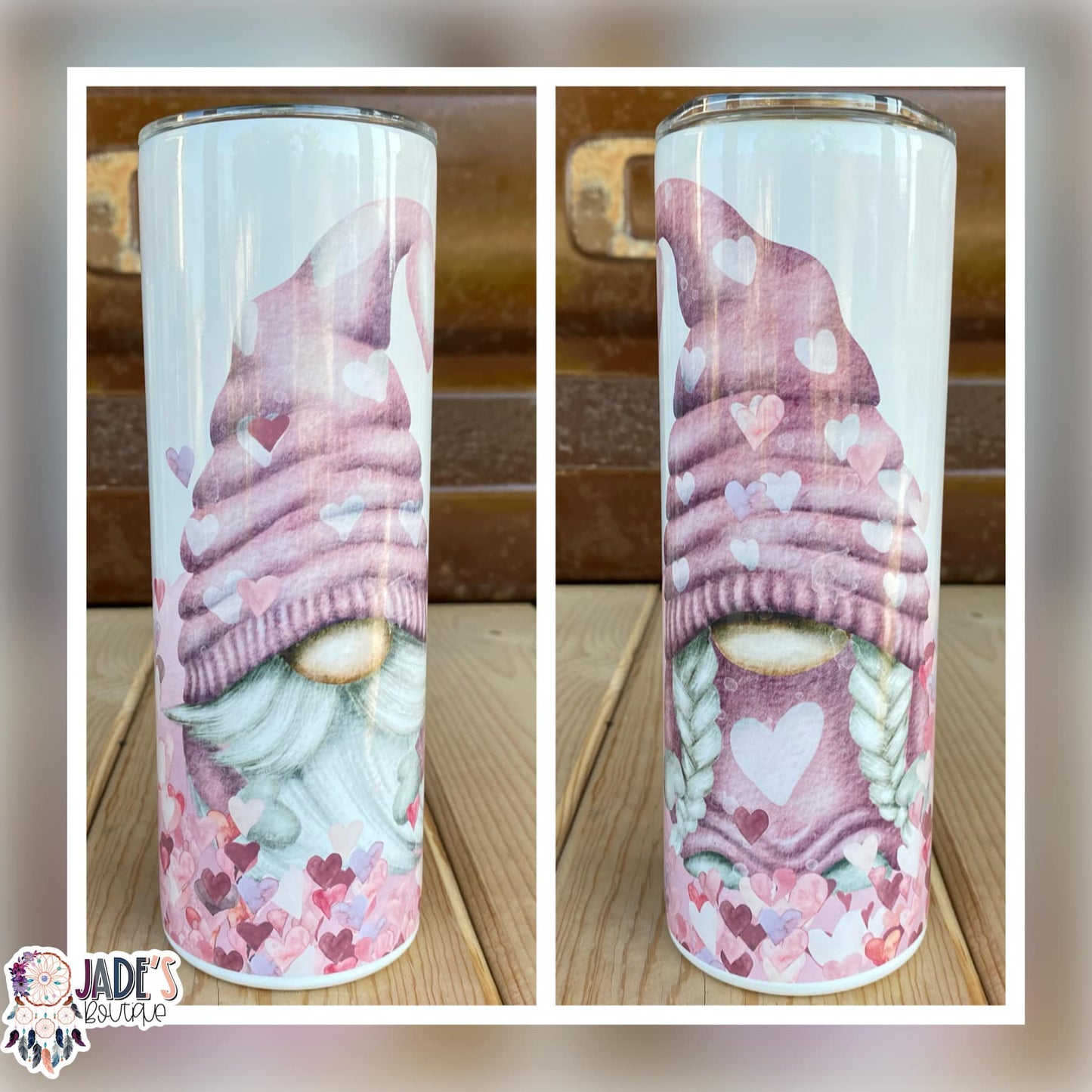 Gnome All the Love 20oz Insulated Skinny Tumbler