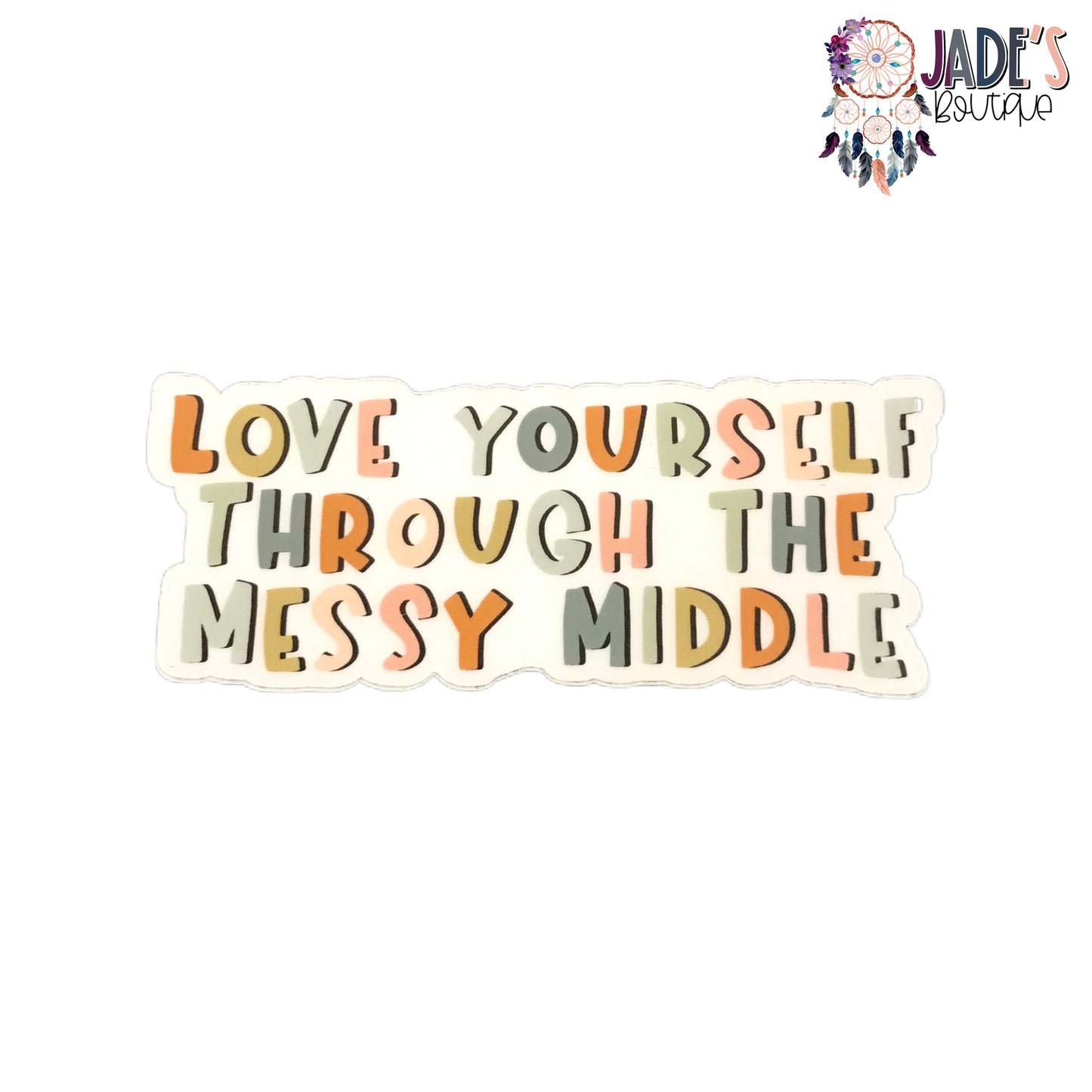 Love Yourself Clear, Vinyl Sticker