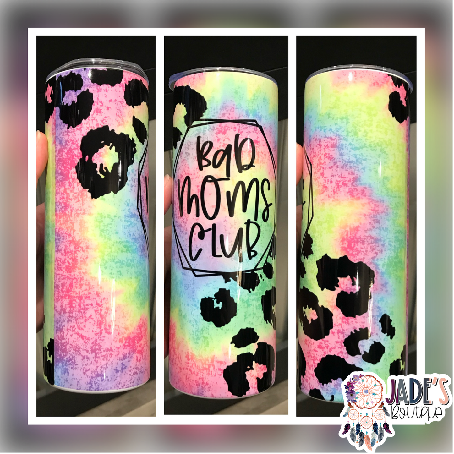 Bad Moms Club 20oz Insulated Skinny Tumbler