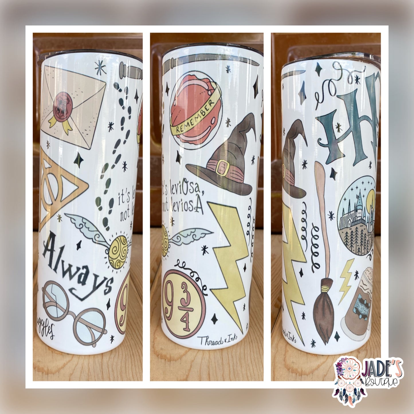 Potter Vibes 20oz Insulated Skinny Tumbler