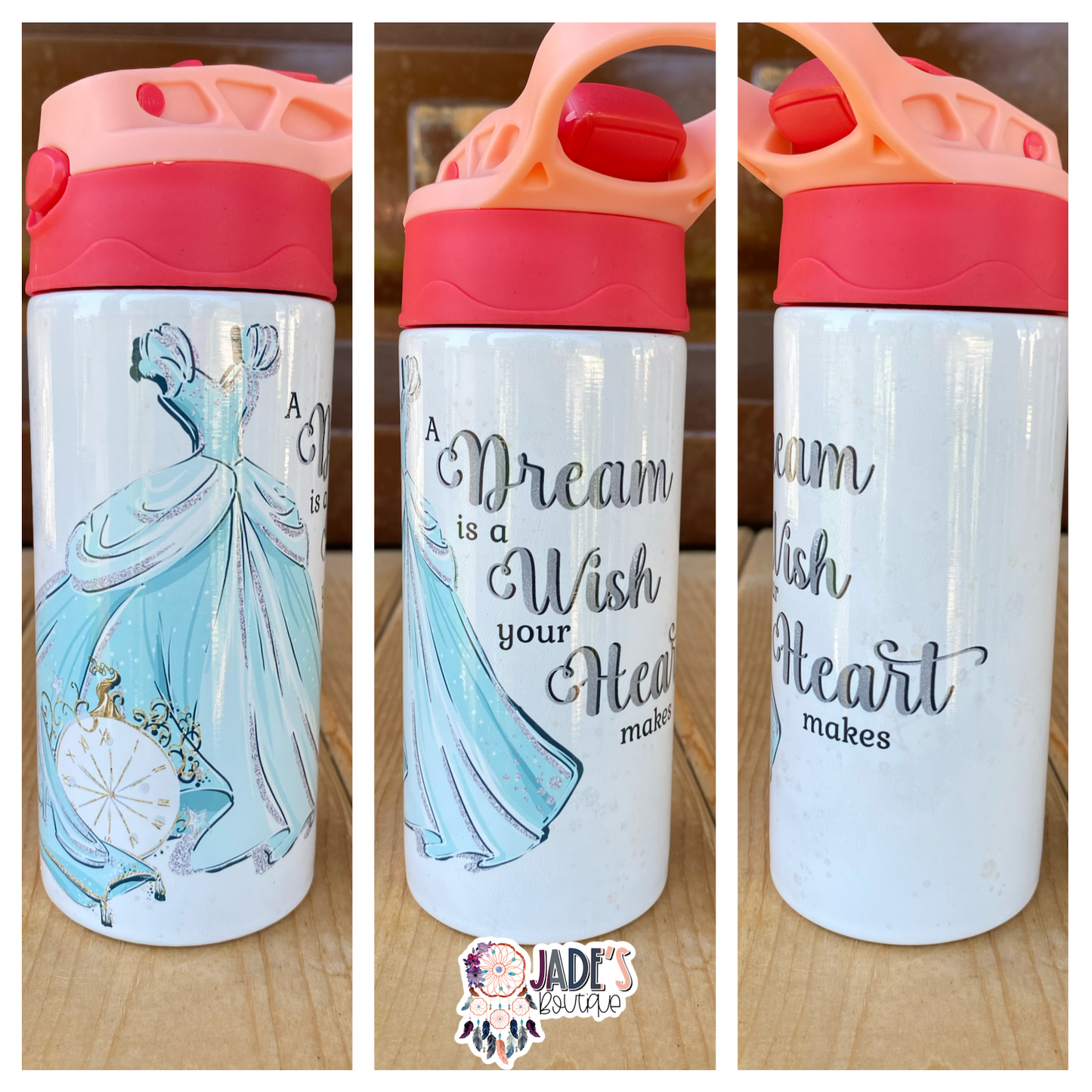 Cinderella 12oz Insulated Kid’s Tumbler