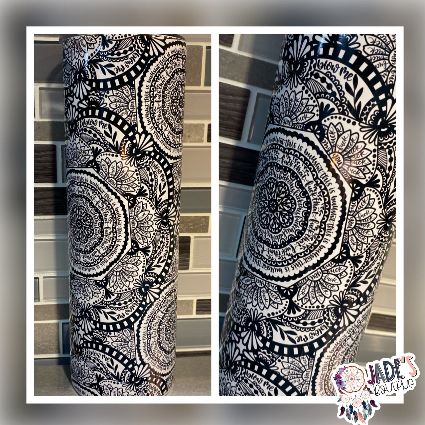 *PREORDER* Cuss Words - Mandala Black