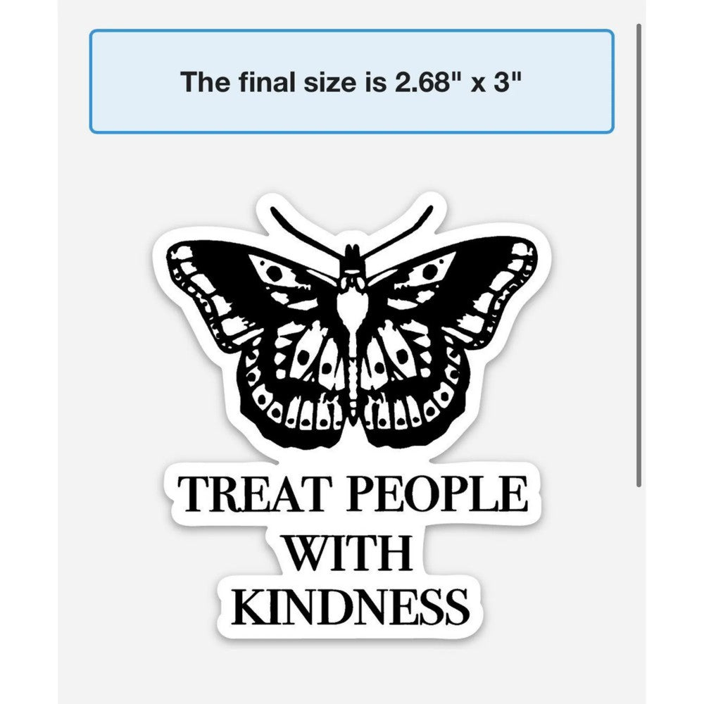 Treat People With Kindness Magnet
