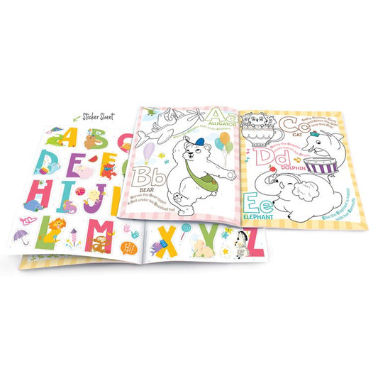 Dry Erase Coloring Book - Animal ABC's