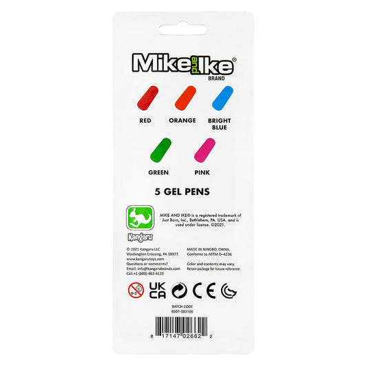 Mike & Ike 5ct. Gel Pens