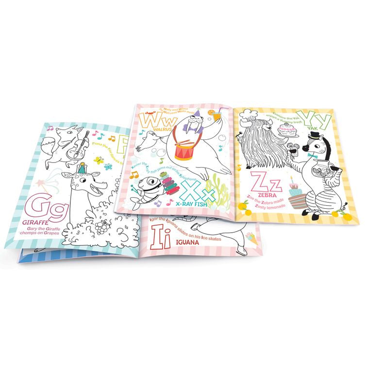 Dry Erase Coloring Book - Animal ABC's