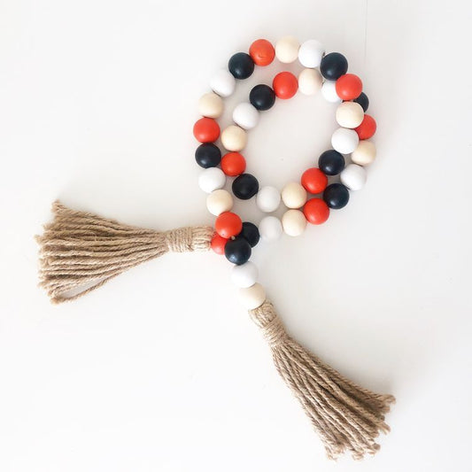 Wood Bead Garlands - Halloween