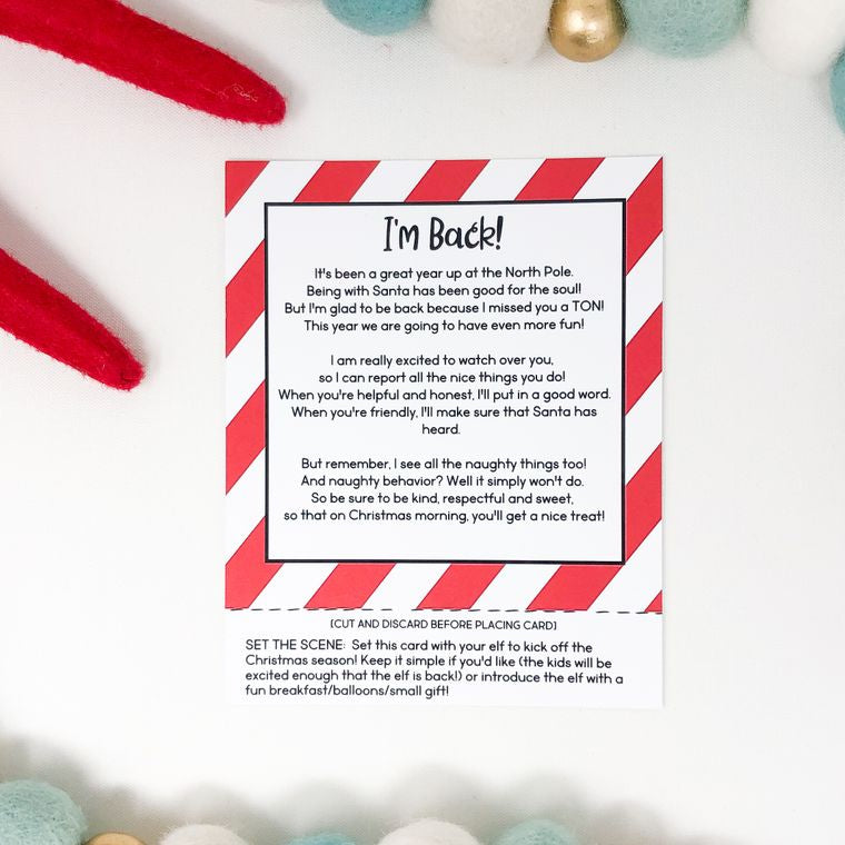 "Christmas Elf Made Easy" - 29 Story Cards